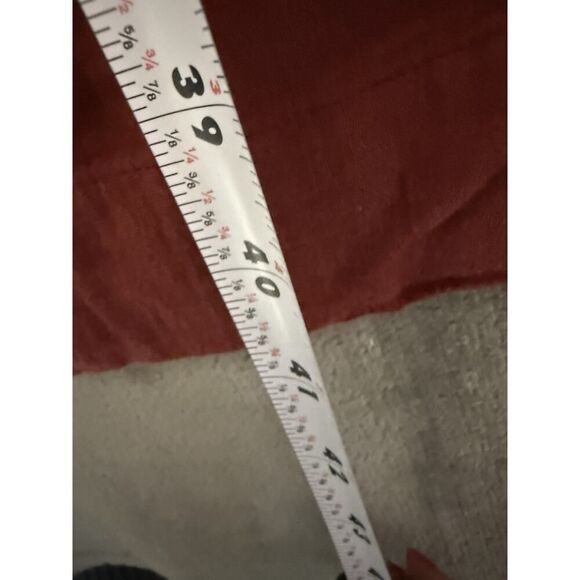 Free People Dahlia Embroidered Maxi Dress XS Rust Coral Smocked Boho Cotton - Picture 11 of 14